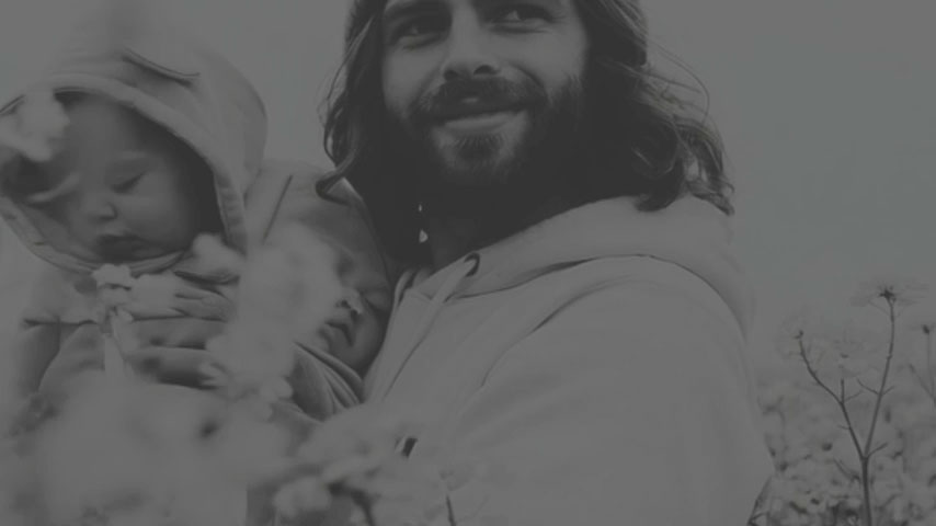 Dad Holding Daughter